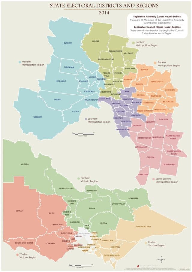 Plan districts Melbourne